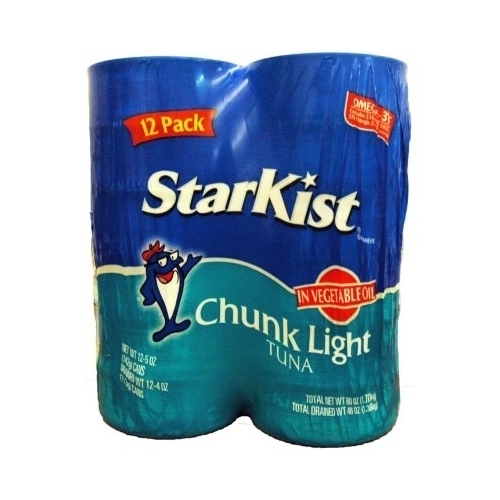 StarKist Chunk Light Tuna In Oil (5 Ounce, 12 Pack)