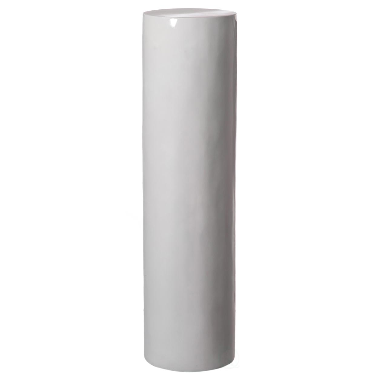 Decorative Modern Fiberglass Pillar Column Flower Stand Cylinder Shape Pedestal For Wedding, Living Room, Or Dining Room - Tall 51