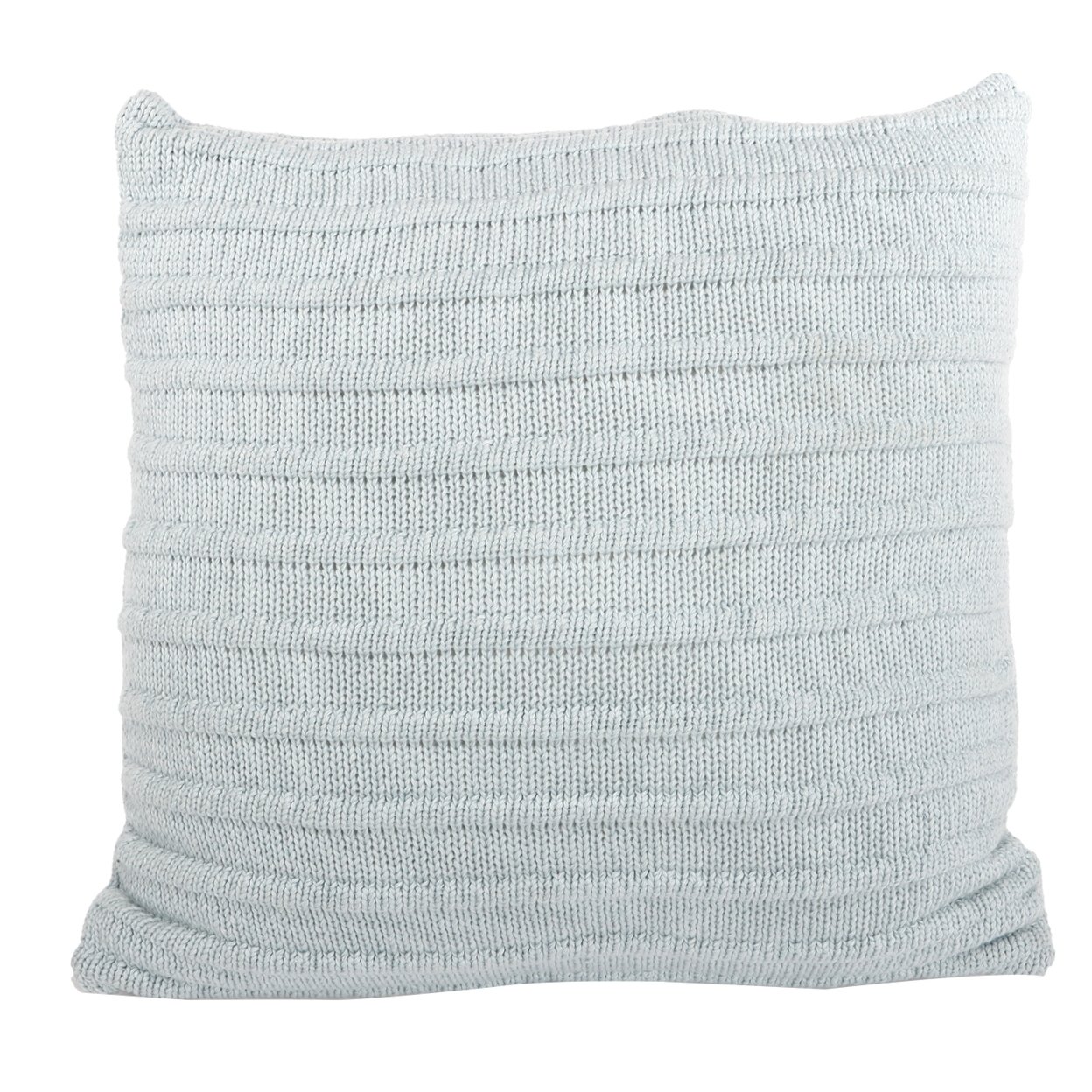 18 X 18 Inch Contemporary Style Polyester Woven Pillow, Set Of 2, Blue- Saltoro Sherpi