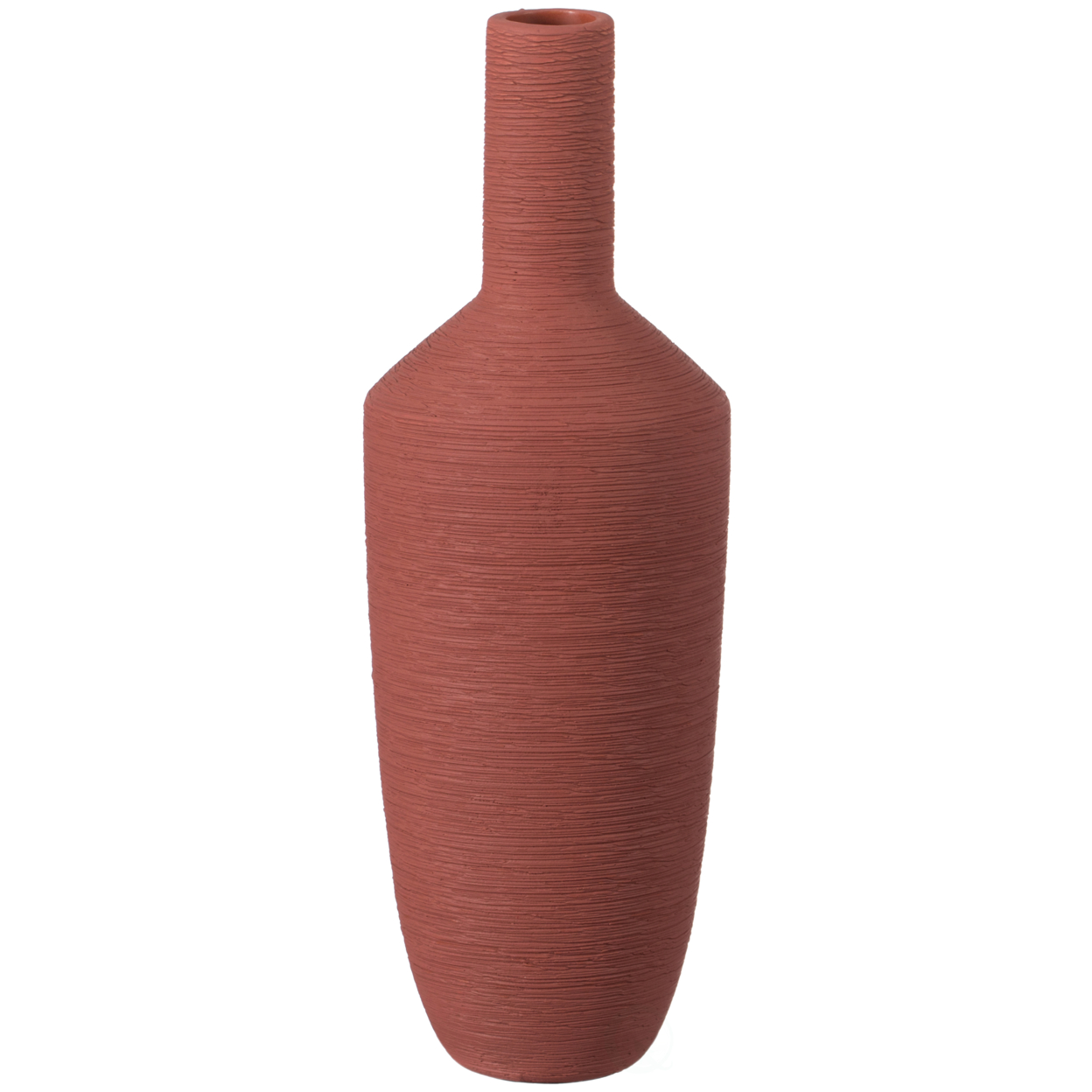 Decorative Ceramic Vase, Modern Style Centerpiece Table Vase - Red