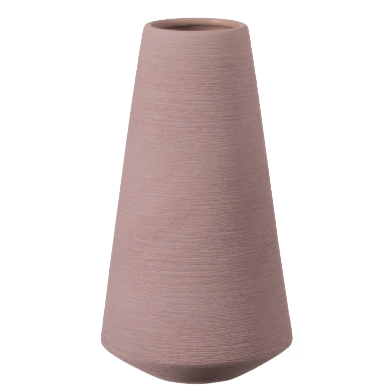 Decorative Ceramic Round Cone Shape Centerpiece Table Vase - Multi