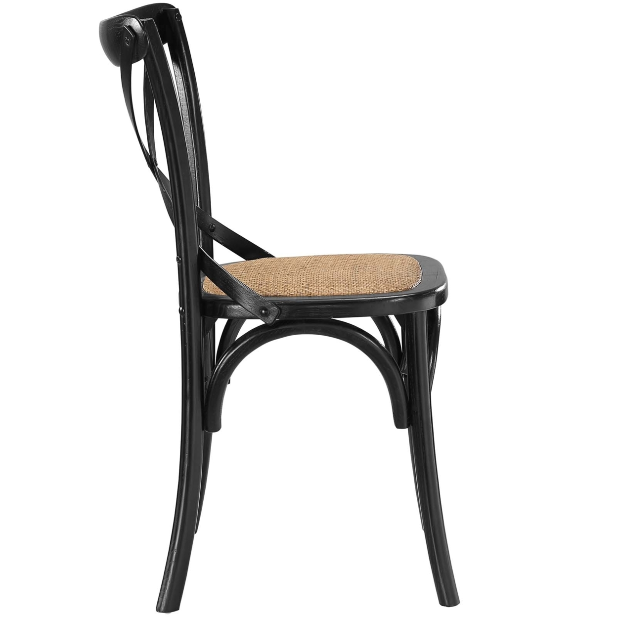 Gear Dining Side Chair Set Of 2,Black