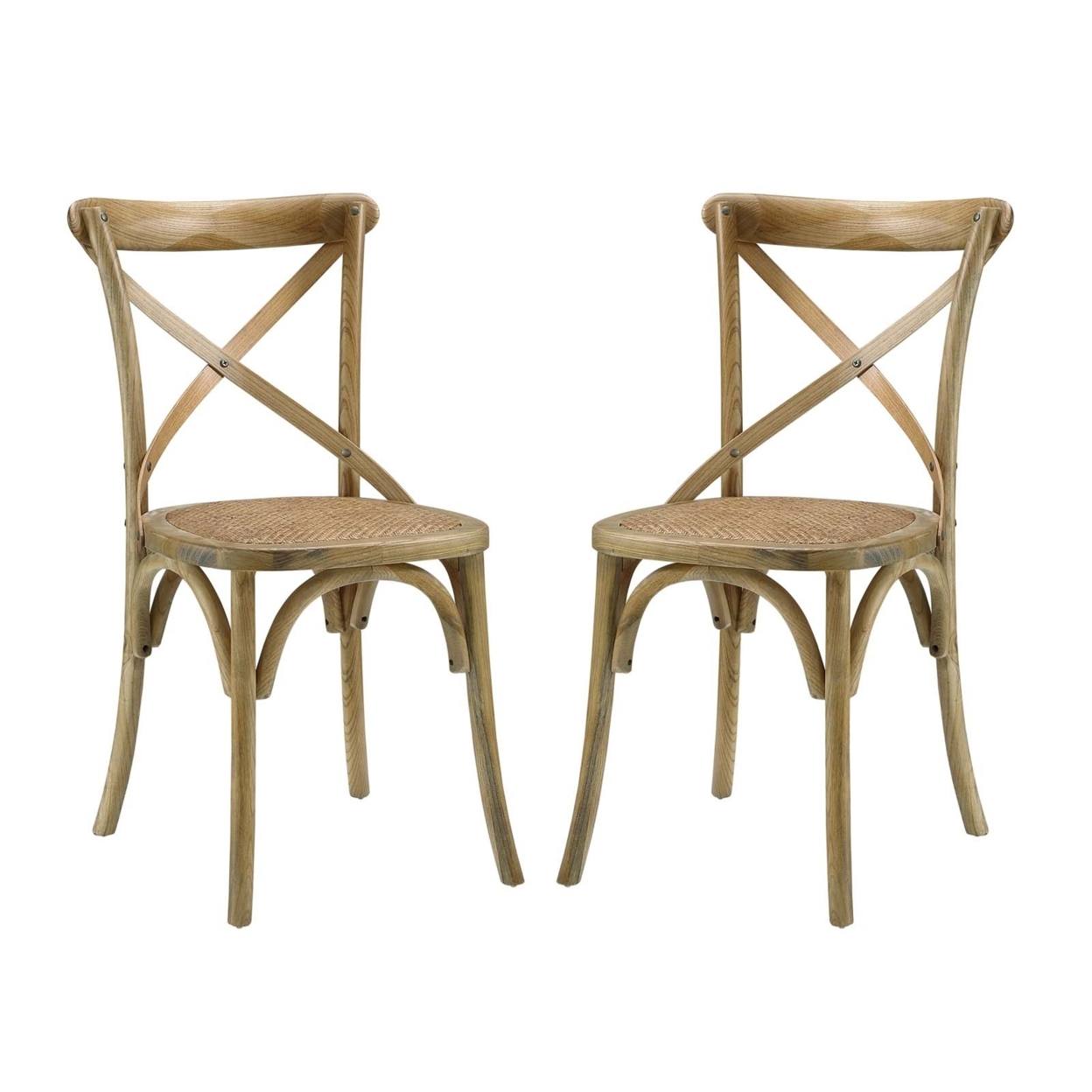Gear Dining Side Chair Set Of 2,Natural