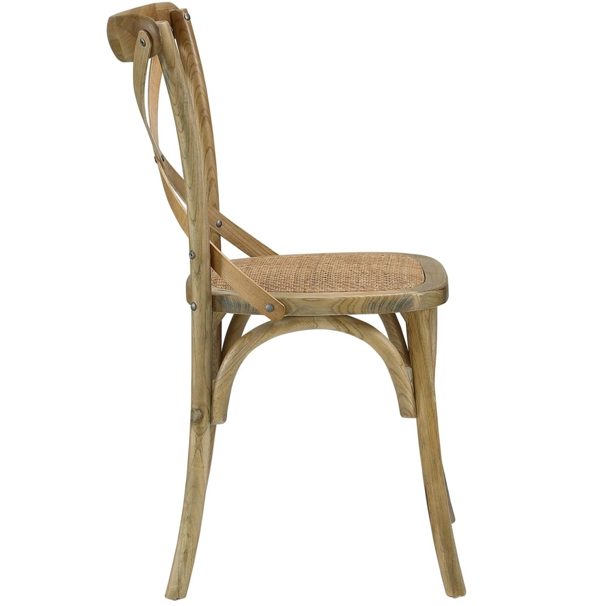Gear Dining Side Chair Set Of 2,Natural