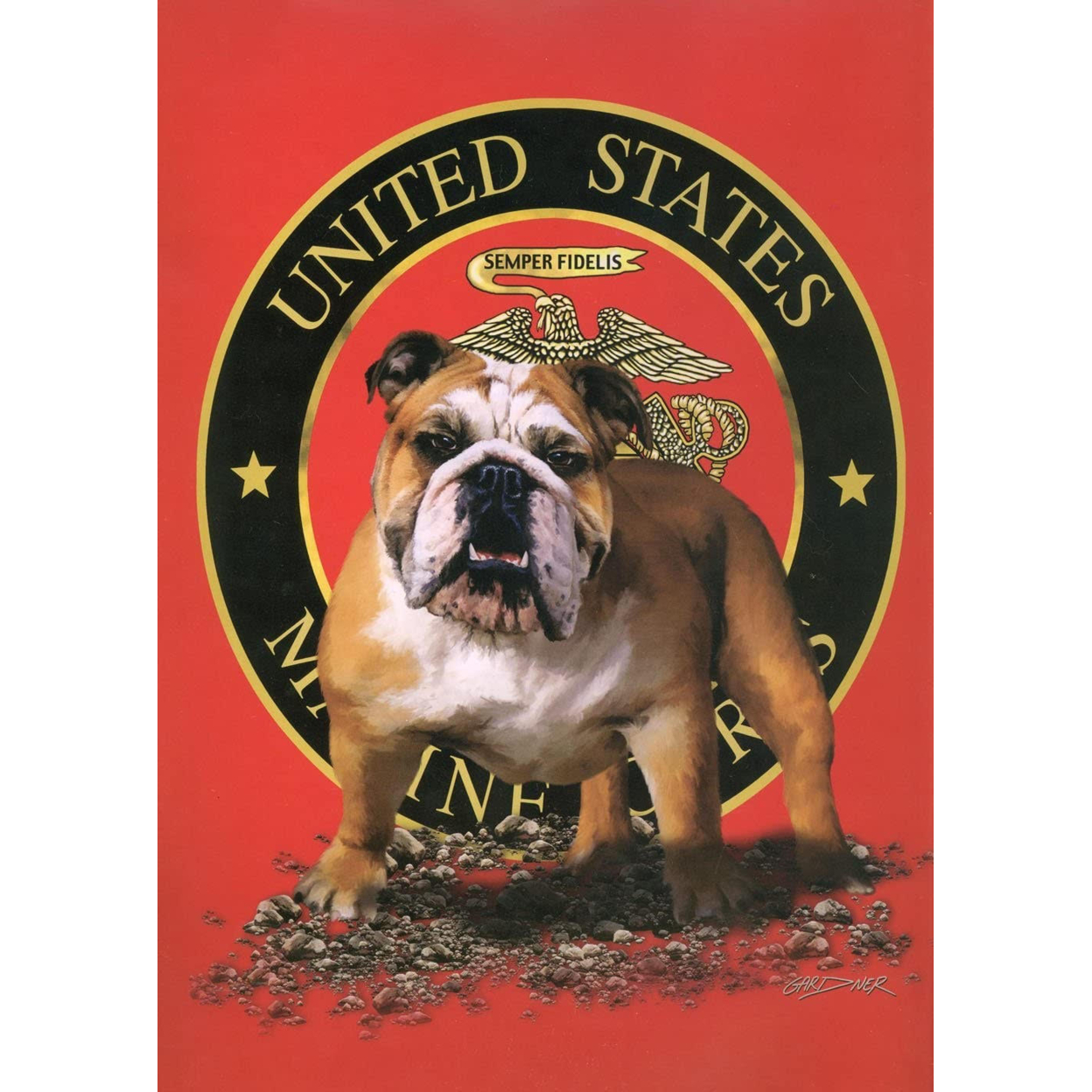 JPi Signature Series Mink Blankets, 7 Styles - Marine Bulldog Red