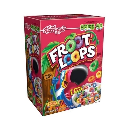 Kellogg's Froot Loops Cereal - 43.6 Ounce
