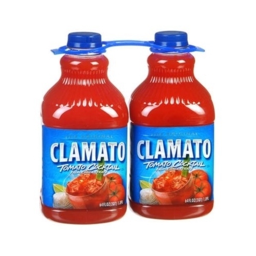 Clamato Tomato Cocktail - 2/64 Ounce Bottles