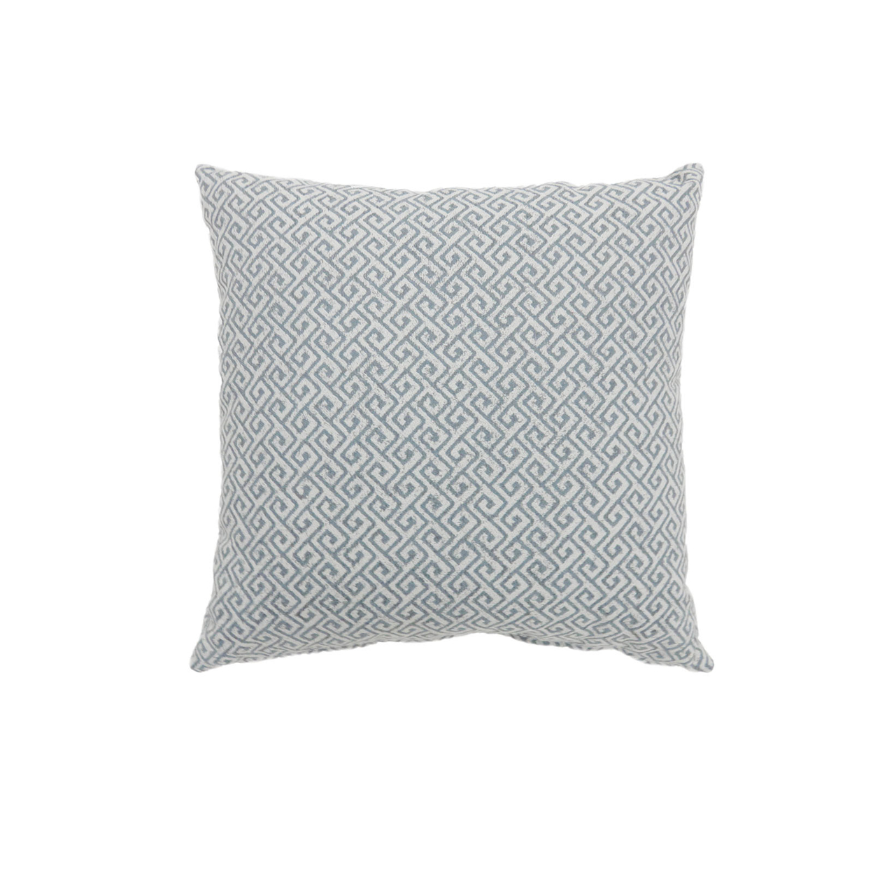 18 Inch Throw Pillow, Set Of 2, Textured Abstract Pattern, White, Blue