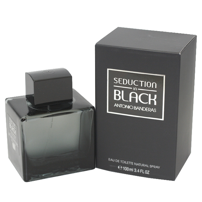 Seduction In Black Cologne By Antonio Banderas For Men Eau De Toilette Spray 3.4 Oz / 100 Ml