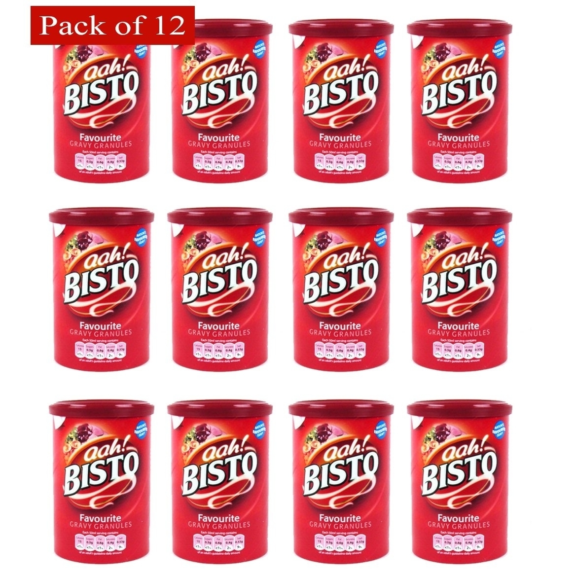 Bisto Beef Favourite Gravy Granules, 12 Pack (170g each)