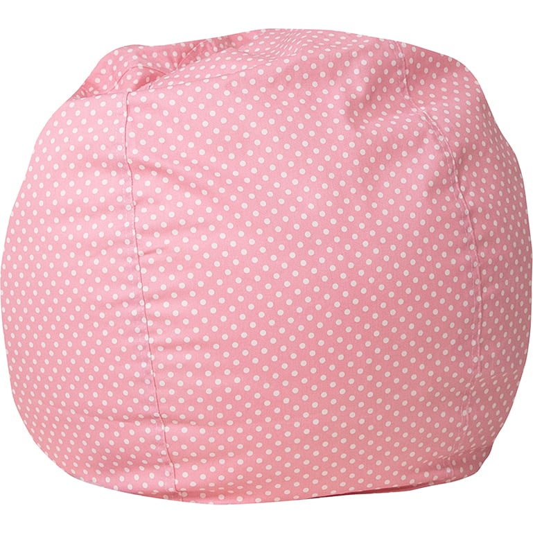 Pink Dot Bean Bag Chair