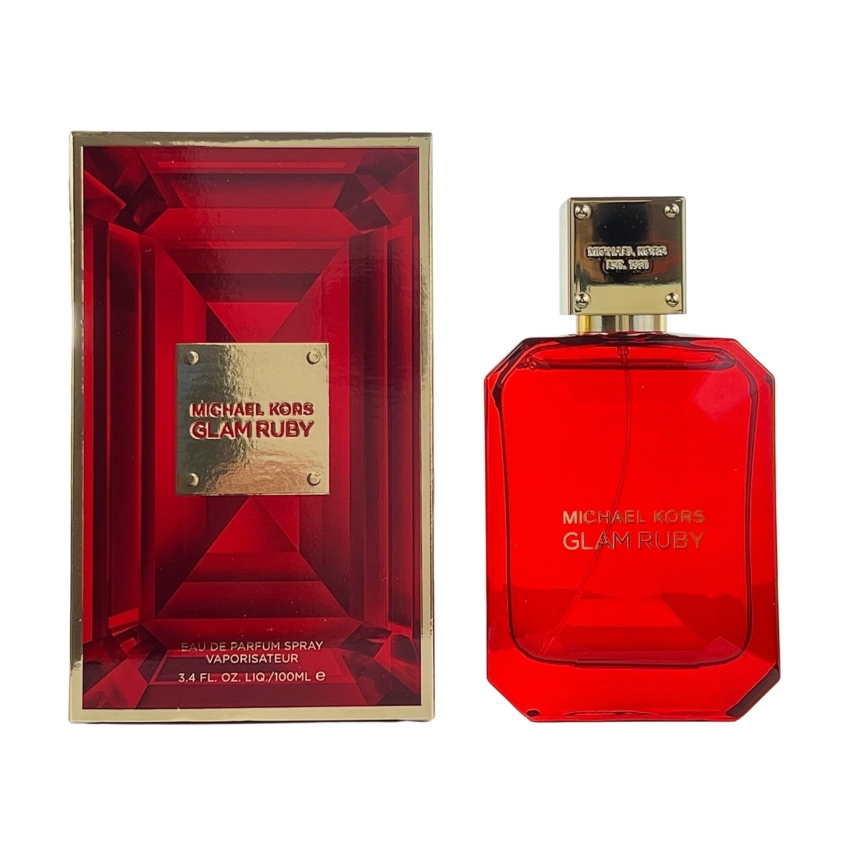 Michael Kors Glam Ruby Eau De Parfum For Women 3.4 Oz / 100 Ml - Spray