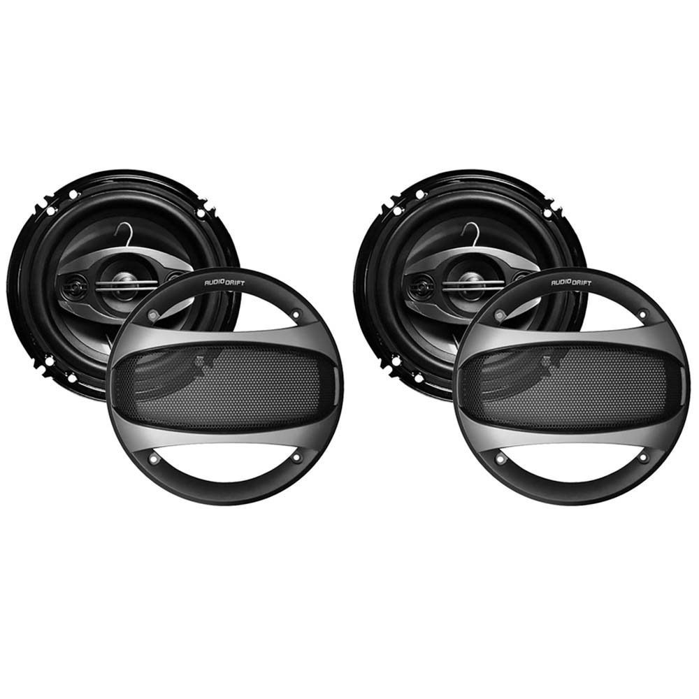 (Pack Of 2) Audiodrift 6.5 Inch 350W 175W RMS 4-Way Car Speaker (comes In Pair)