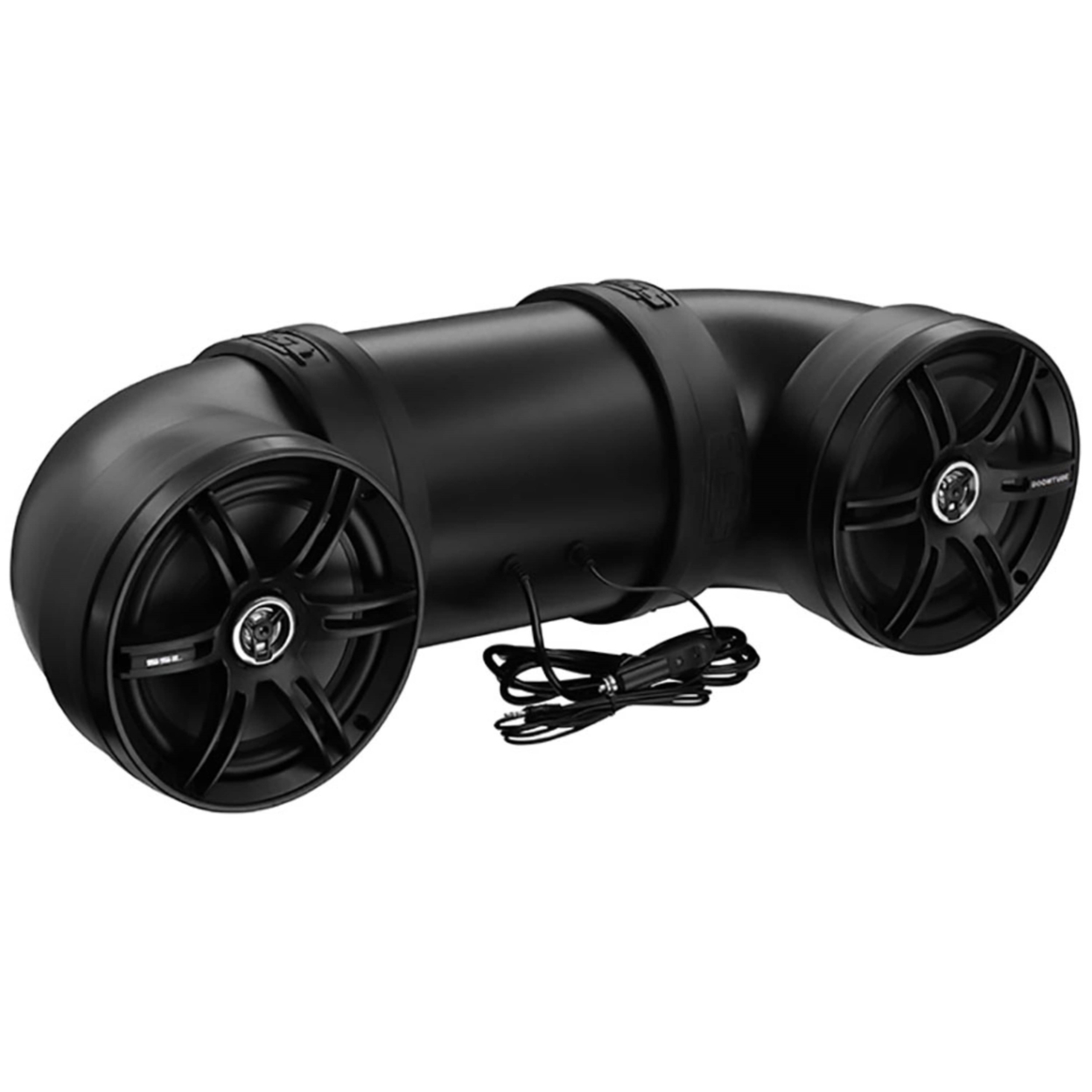 SSL ATV UTV Weatherproof Sound System - 8 Inch Speakers, 1 Inch Tweeters, Amplified, Bluetooth, Aux-In, For 12 Volt Vehicles
