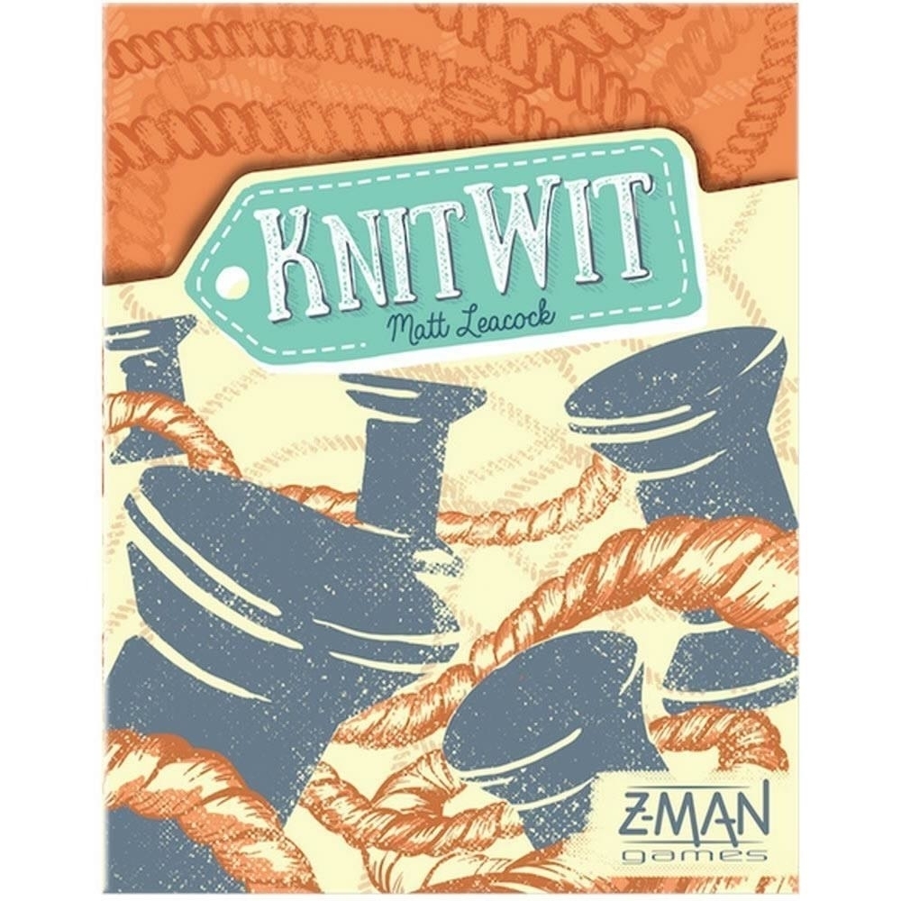 Knit Wit Board Game Loops Spools Face-Paced Humorous Crafty Intellect Z-Man Games
