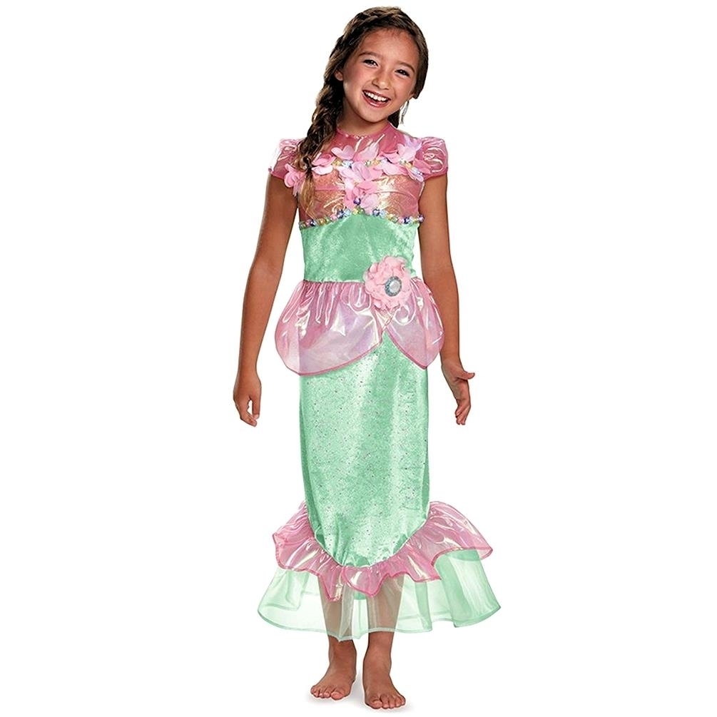 Storybook Magical Mermaid Princess Size XS 3T-4T Dress Costume Toddler Kids Girls Disguise
