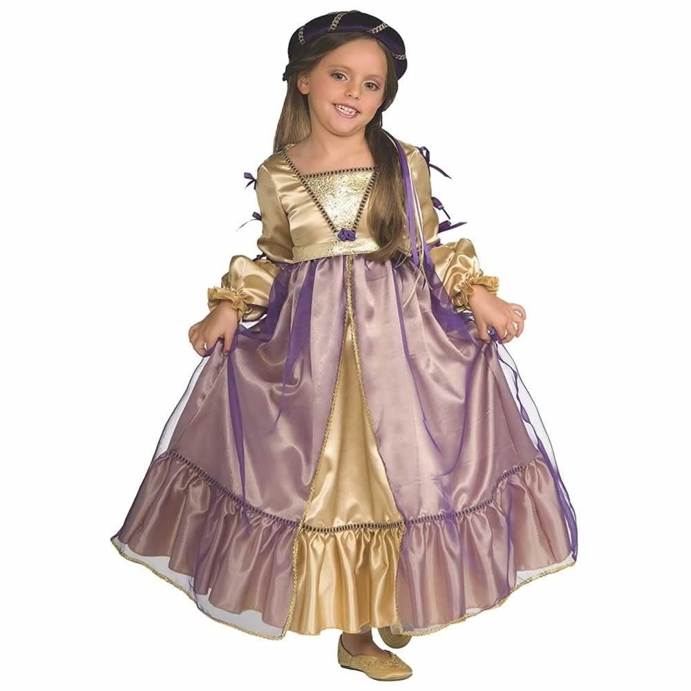 Little Princess Juliet Girls Size S 4/6 Costume Renaissance Themed Rubie's
