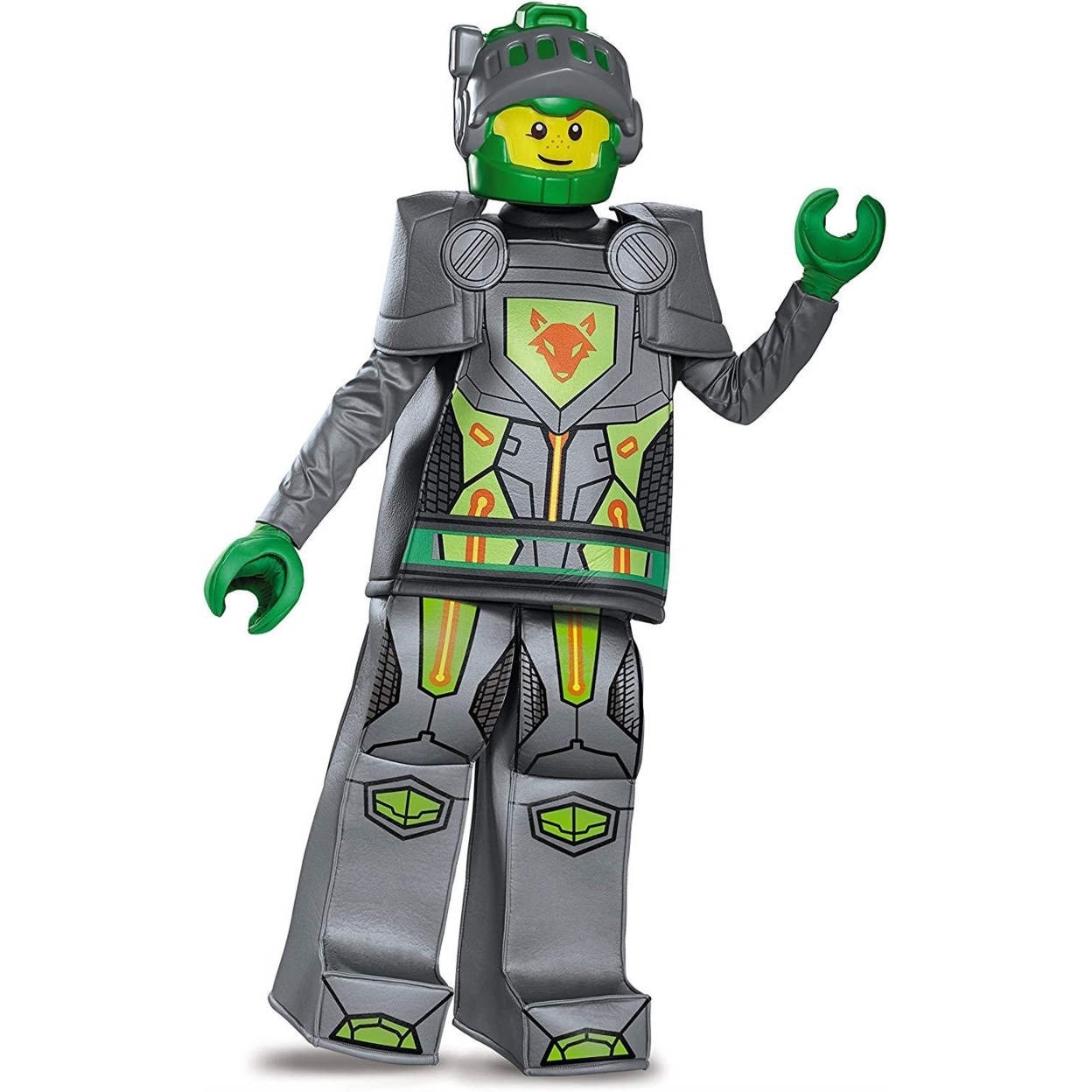 Lego Aaron Prestige Nexo Knights Deluxe Size S 4/6 Boys Costume Disguise