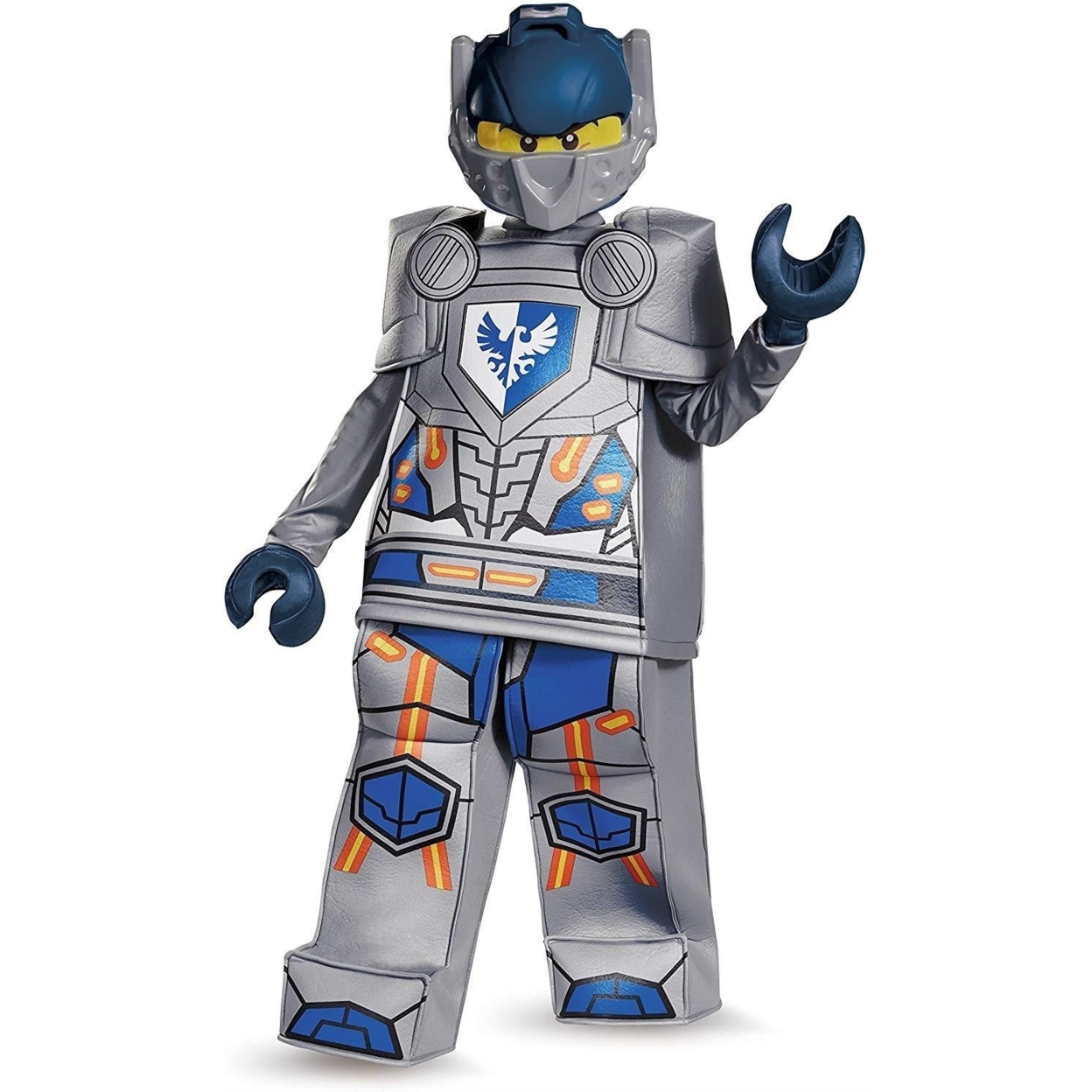 Lego Nexo Knights Clay Prestige Deluxe Size S 4/6 Boys Costume Disguise