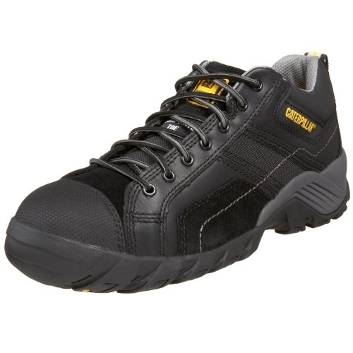 CATERPILLAR WORK Men's Argon Composite Toe Work Shoe Black - P89955 BLACK - BLACK, 9-W