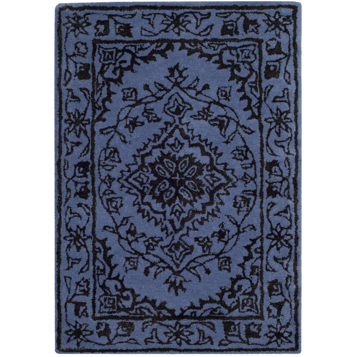 SAFAVIEH Glamour Collection GLM533C Handmade Purple Rug