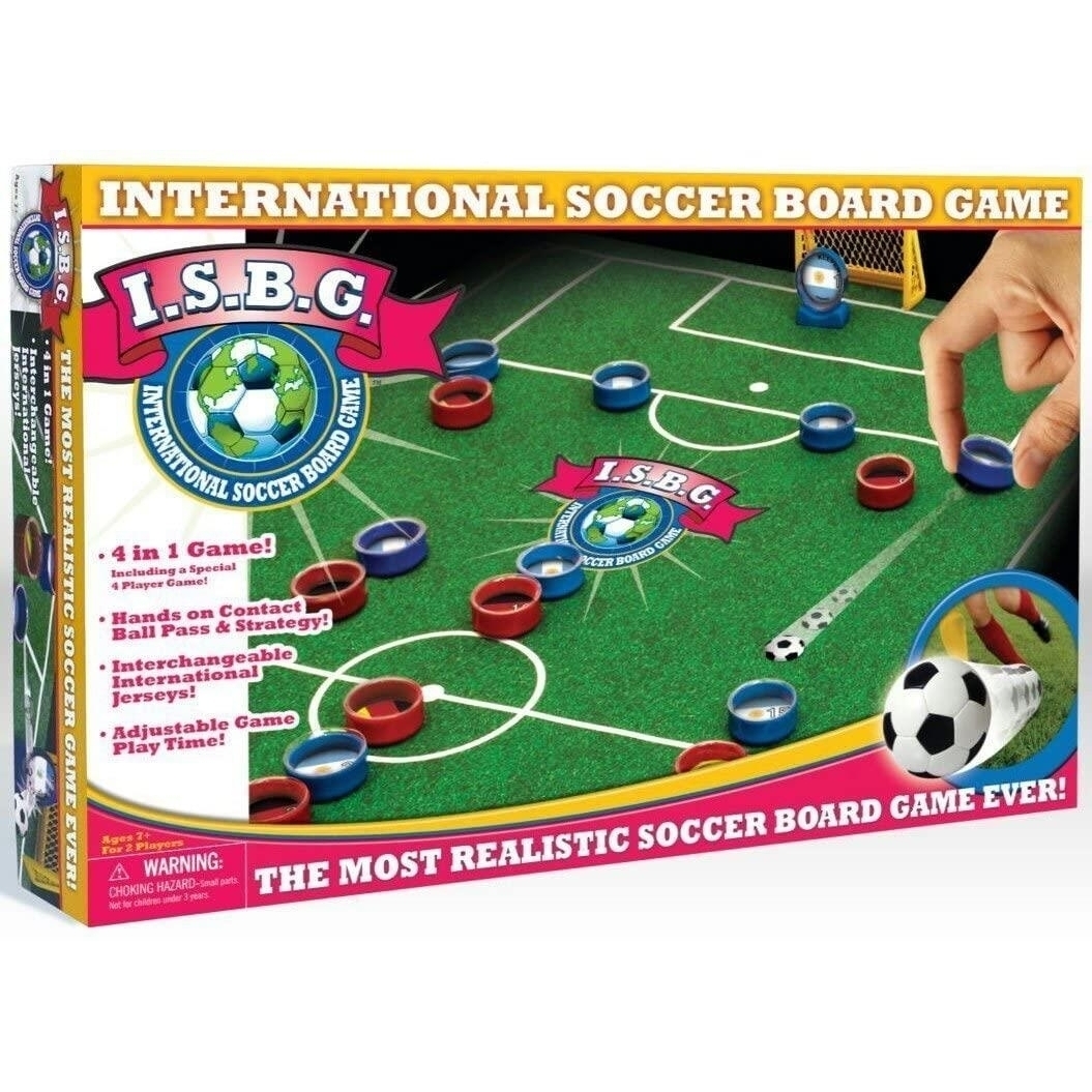 International Soccer Table Board Game Football Ball Passing Sports Action Dexterity ISBG