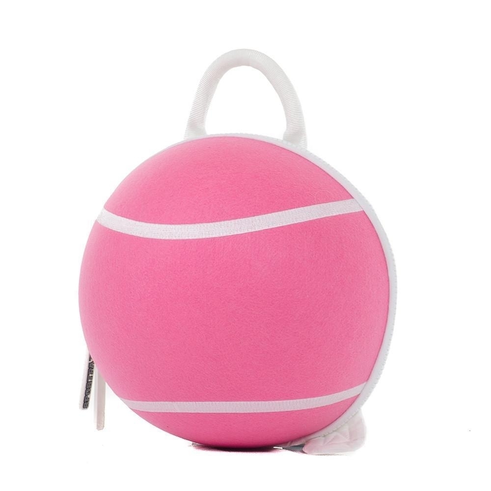 SportPax USA Kids Pink Tennis Ball Sport School Backpack Girls Durable Soft Cleanable Bag Childrens Accessories