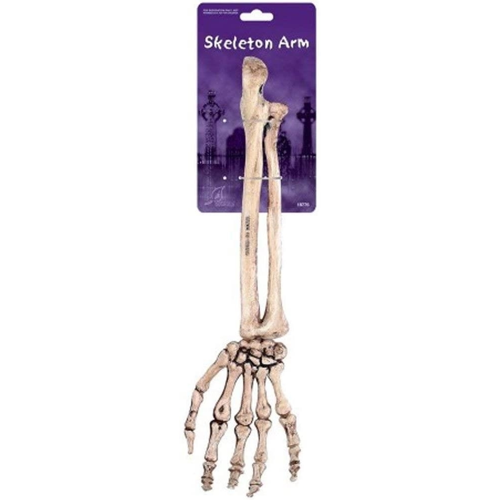 Plastic Skeleton Arm Decoration Outdoor Halloween Decor 14.5 Spooky Horror Erwin Distribution