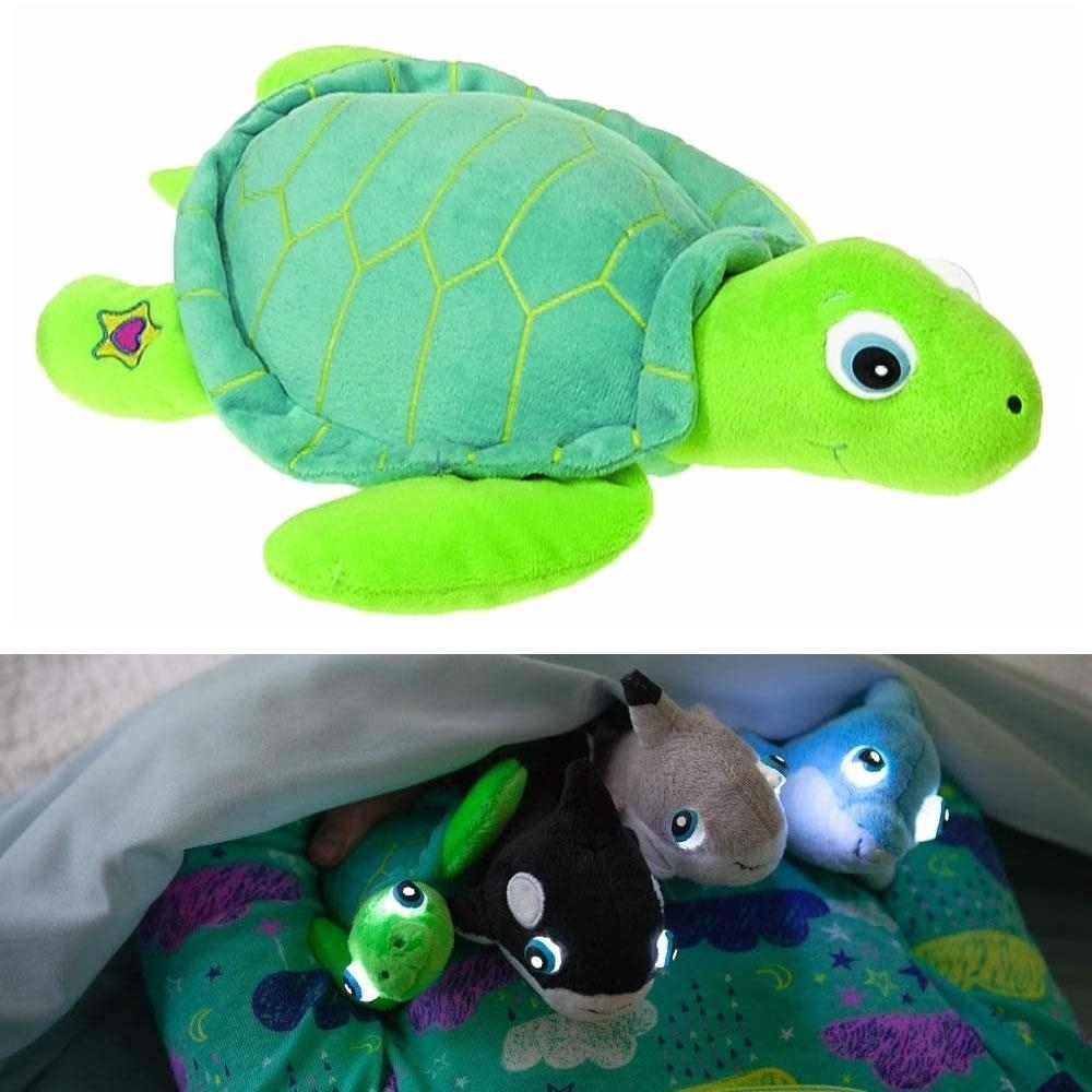 NightBuddies Baby Sea Life Seraphina Baby Turtle Light-Up Plush Animal Toy Cortex Toys