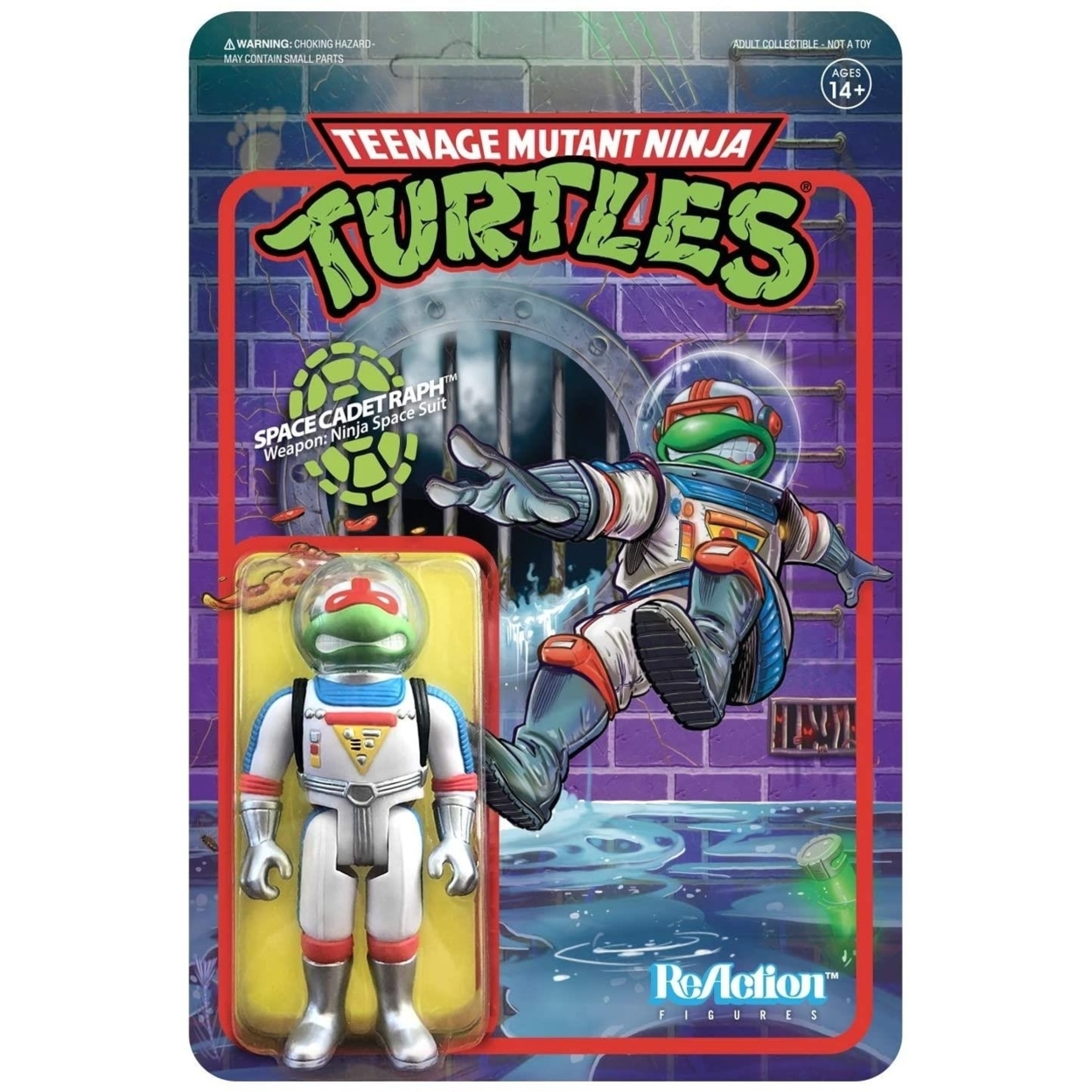 Teenage Mutant Ninja Turtles Space Cadet Raphael ReAction Figure TMNT Collectible Super7