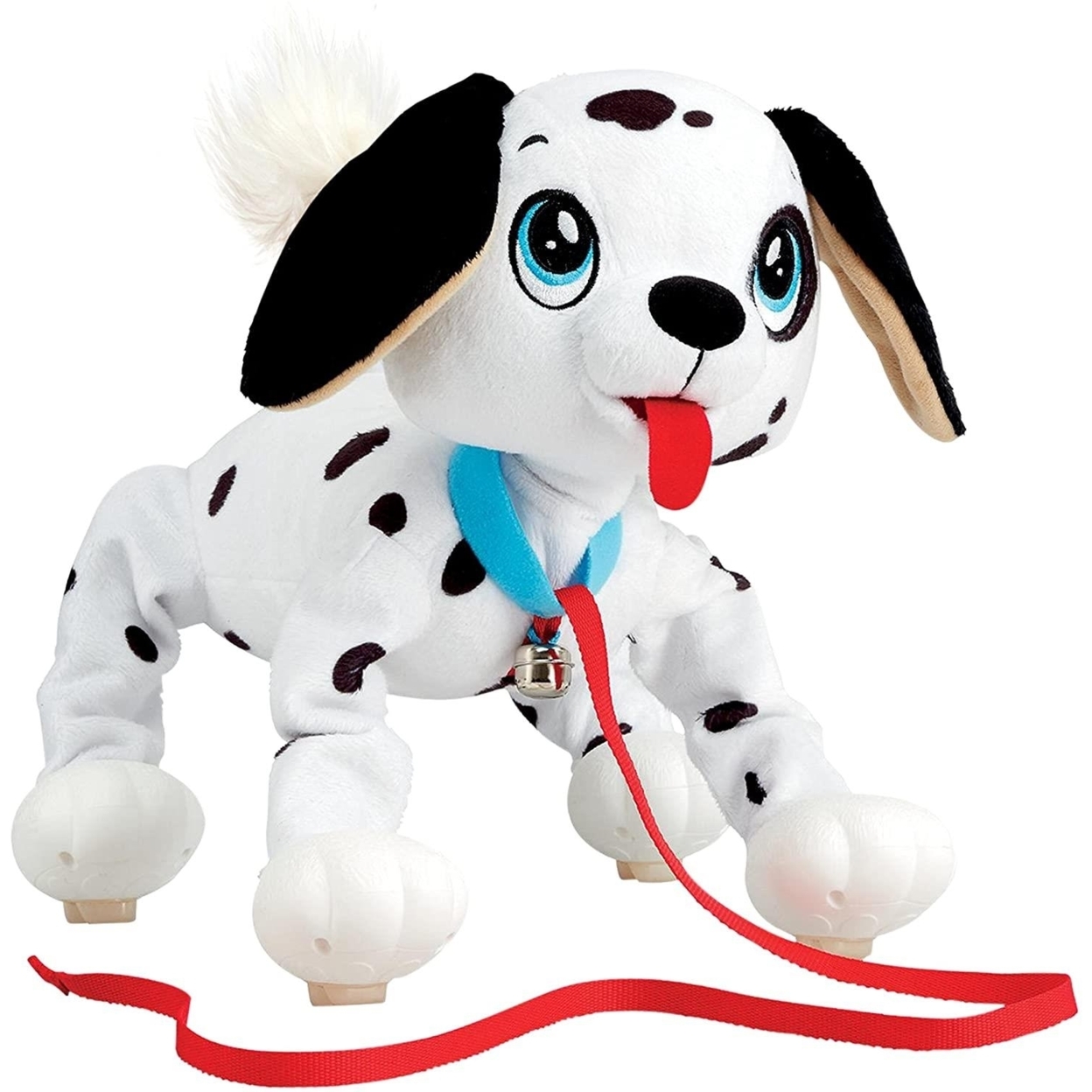 Peppy Pets Dalmatian Kids Dog Walking Runs Interactive Plush Play Companion Commonwealth Toys