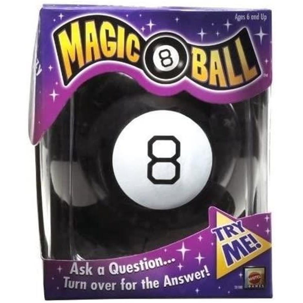 Mattel Magic 8 Ball Fortune Teller Lucky Questions Answers Toy Game