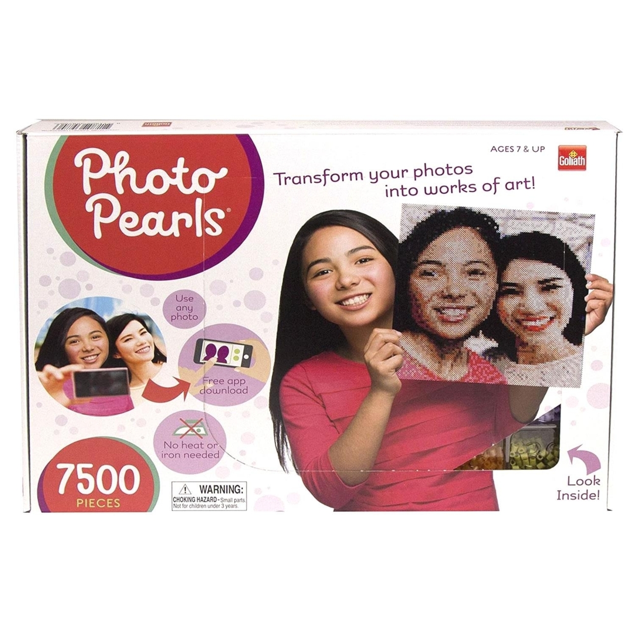 Photo Pearls Transform Picture Into Art Assembly Kit 7500pc Kids Crafts