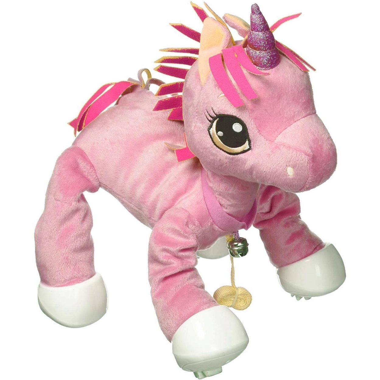 Peppy Pets Pink Unicorn Toy Bouncing Interactive Pet No Batteries Required Mighty Mojo