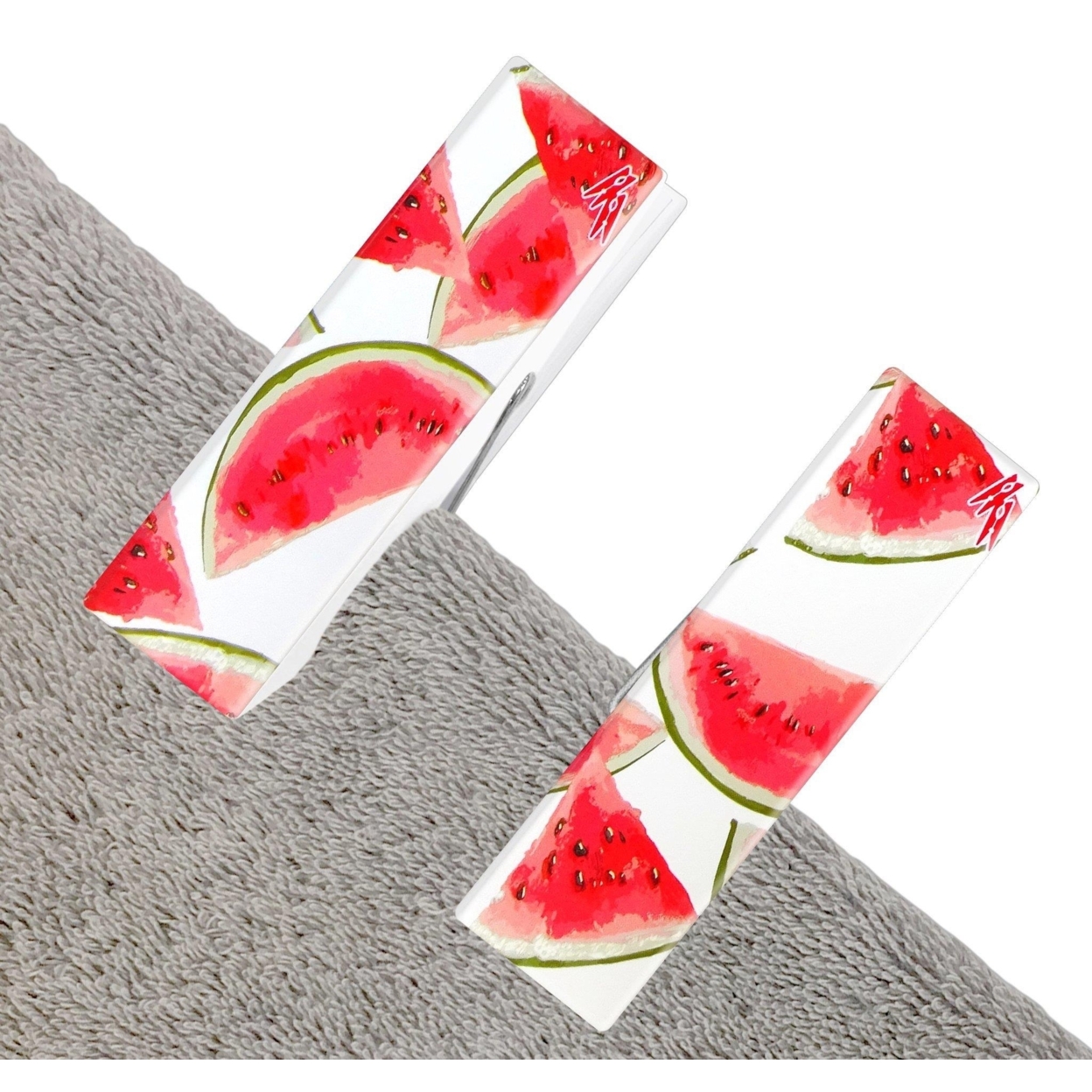 Beach Pool Towel Clips Watermelon Summer Secure Bag Lounge Chair Protection Accessory LogoPeg