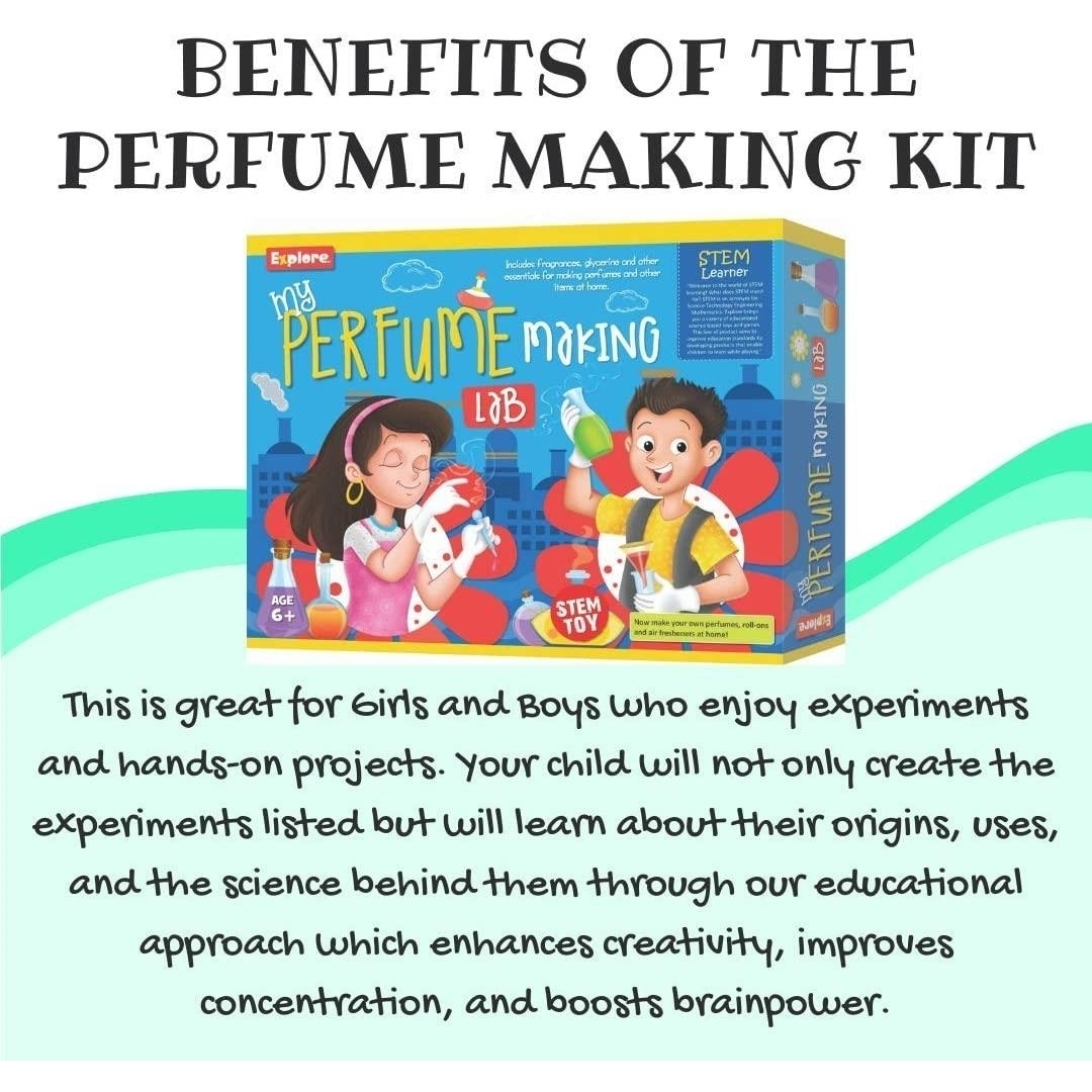 Explore STEM Learner My Perfume Making Lab Air Freshner DIY Scientist Kit Mighty Mojo