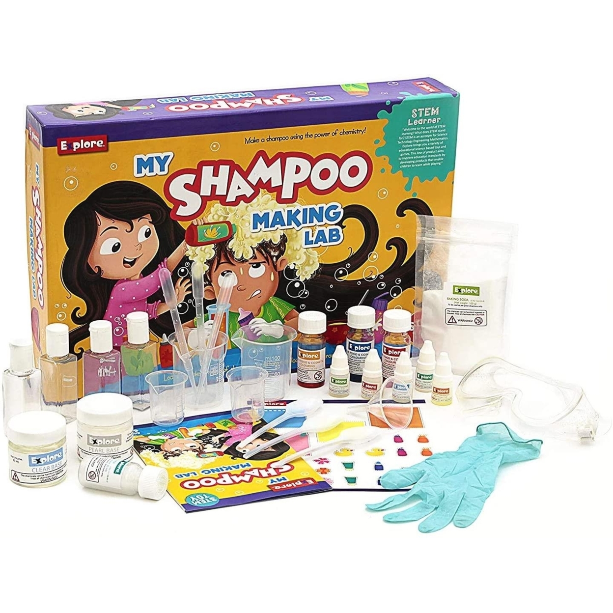 Mighty Mojo Explore STEM Learner My Shampoo Making Lab DIY Educational Chemisty Science
