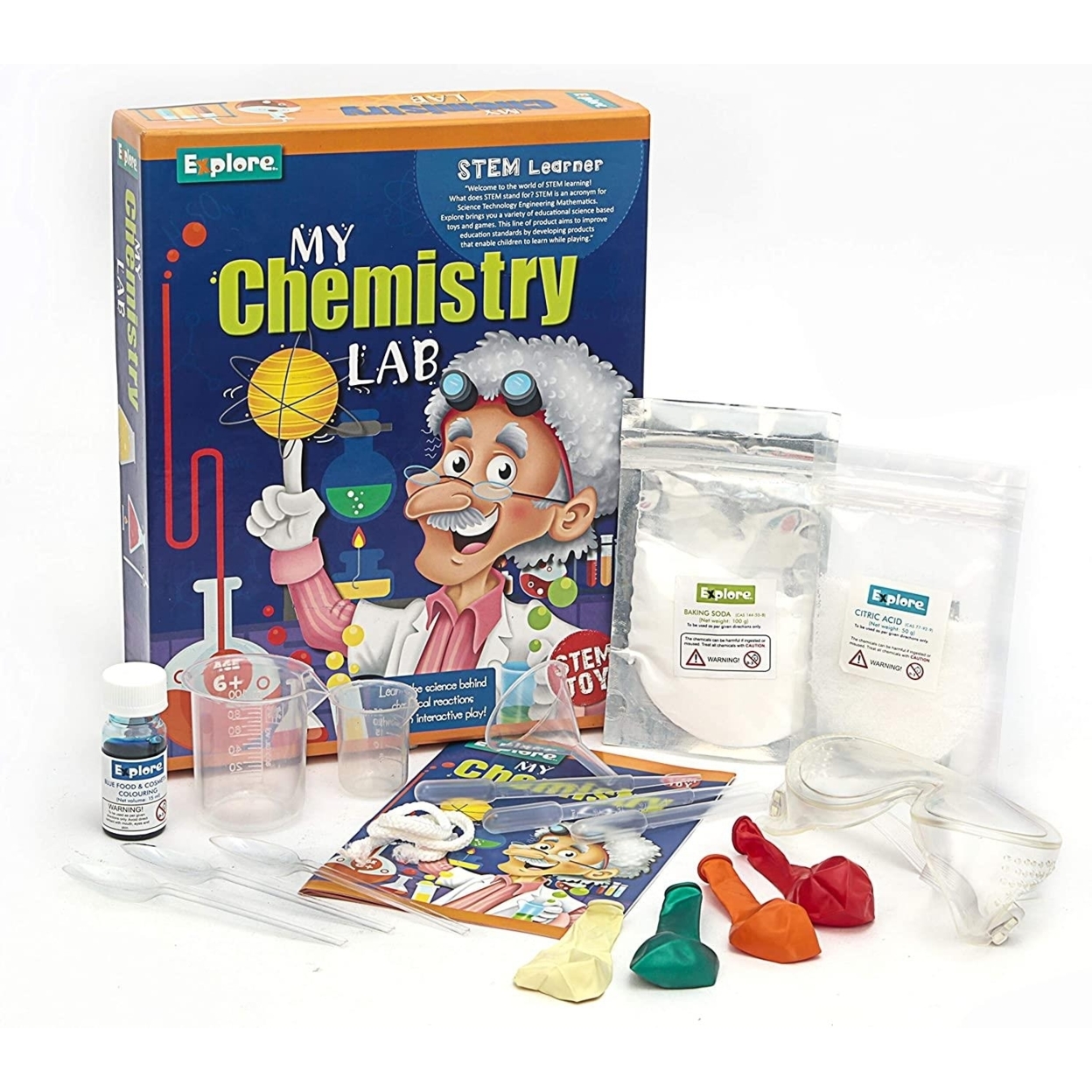 Explore STEM Learner My Chemistry Lab DIY Science Experiment Kit Mighty Mojo