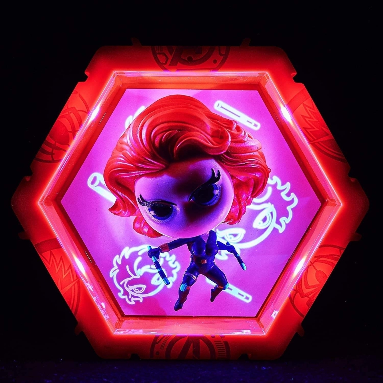 WOW Pods Marvel Avengers Black Widow Swipe Light-Up Connect Figure Collectible WOW! Stuff