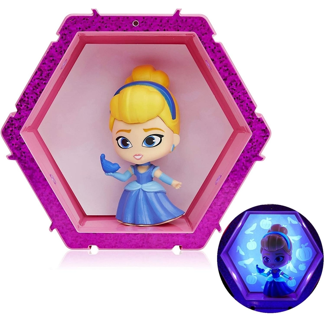 WOW Pods Disney Princess Cinderella Swipe To Light Connect Figure Collectible Stuff!