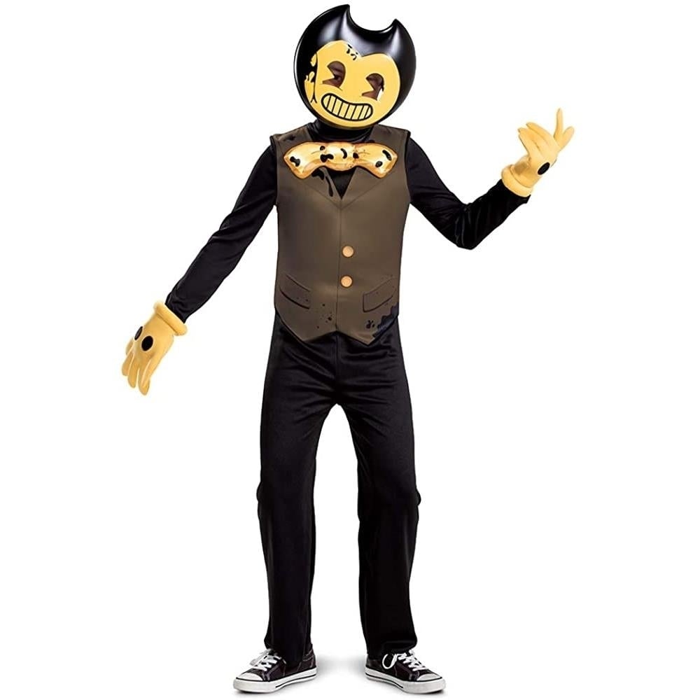 Bendy And The Dark Revival Classic Size S 4/6 Boys Costume Game Character Disguise