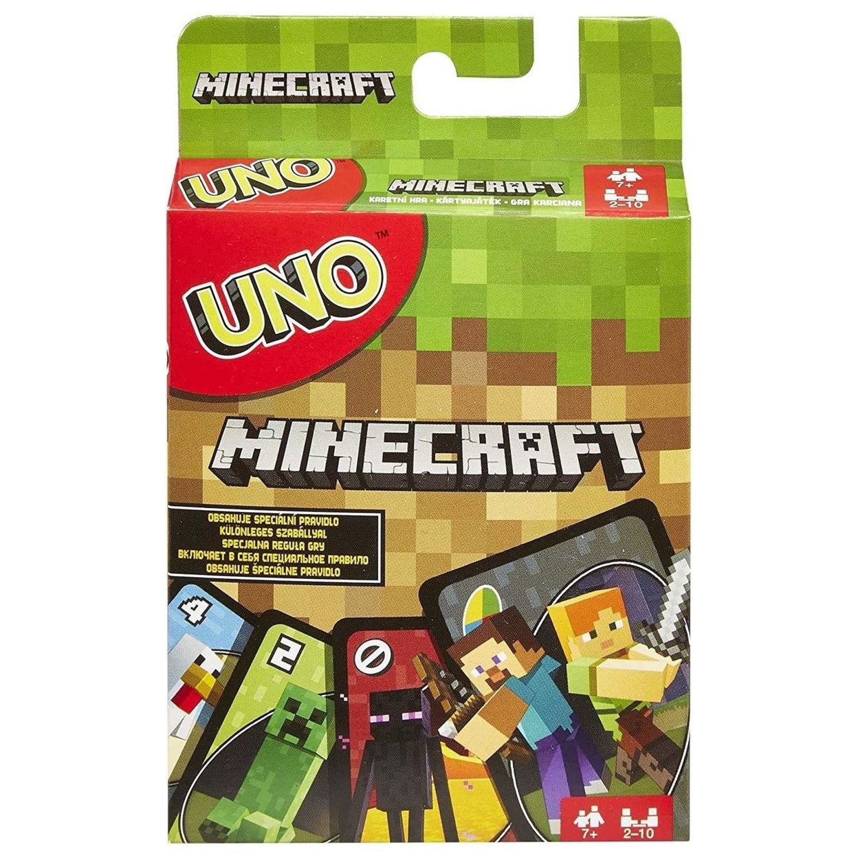 UNO Minecraft Edition Video Game Graphics Card Game Mattel