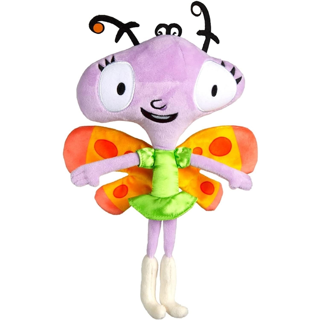 Let's Go Luna Carmen Mariposa 11 Plush Doll Mexican Butterfly PBS Cartoon Character Mighty Mojo