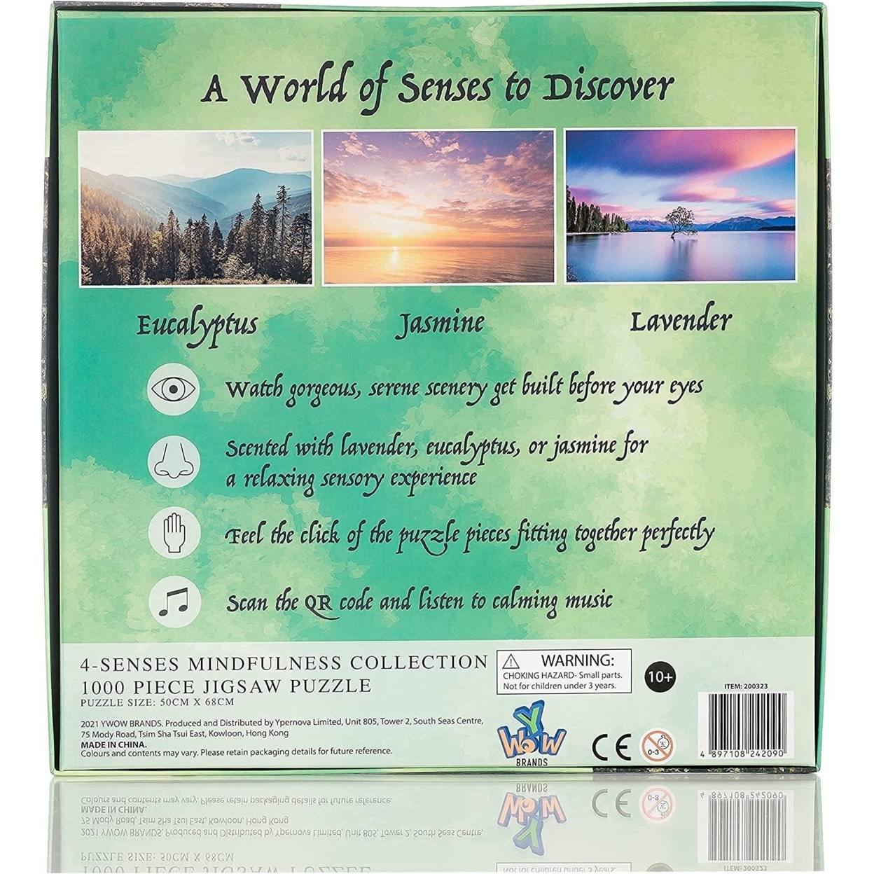 Eucalyptus Scented Mindfulness Collection 1000pcs Jigsaw Puzzle 20x27 YWOW