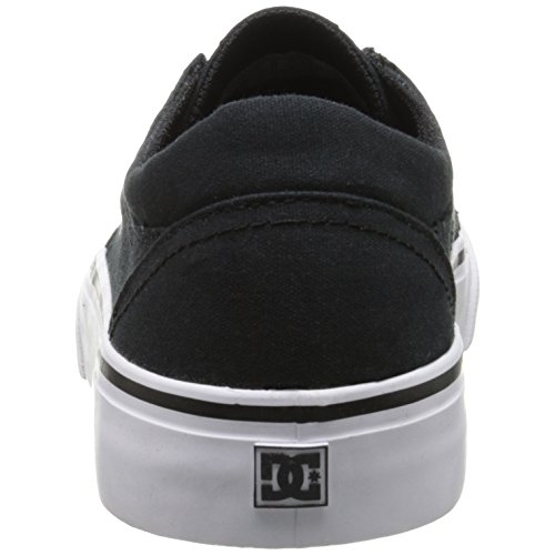 DC Trase TX Skate Shoe BLACK/WHITE - BLACK/WHITE, 13-M