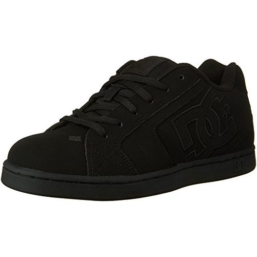 DC Men's Net Lace-Up Shoe BLACK/BLACK/BLACK - BLACK/BLACK/BLACK, 13-M