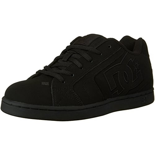 DC Men's Net Lace-Up Shoe BLACK/BLACK/BLACK - BLACK/BLACK/BLACK, 17-M