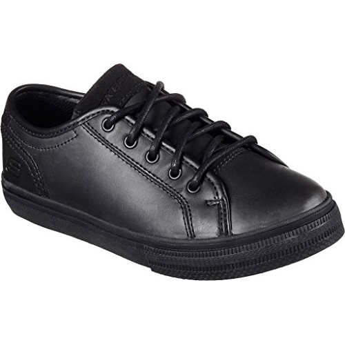 Skechers Boys' Relaxed Fit Gallix Hixon Sneaker BLACK - BLACK, 2 M US Little Kid