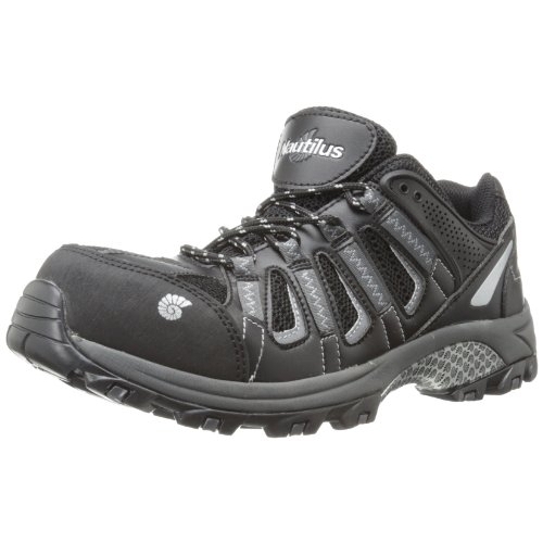 Nautilus Safety Footwear Men's 1804 Shoe - BLACK/GREY, 10-M