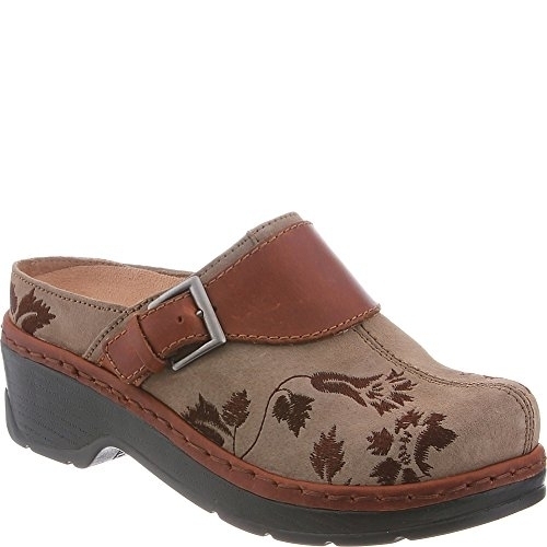 KLOGS Women's Austin Taupe Suede Tapestry Mule - 3033-TST TAUPE SUEDE TAPESTRY - TAUPE SUEDE TAPESTRY, 7-M